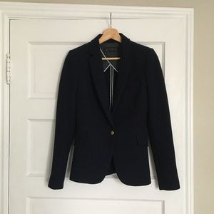 ZARA Navy Tailored Blazer Size S